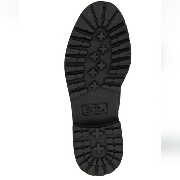 Andre Assous NEW Farah Gray Suede Combat Boots 8 Grunge rustic western winter - Picture 3 of 8